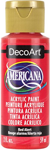 DecoArt Americana Acrylic Paint, 2-Ounce, Red Alert