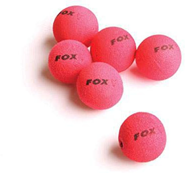 Fox Rage Predator Bait Poppers - Auftriebskugeln zum Angeln mit Köderfisch, Auftriebskörper zum Hechtangeln, Schwimmkugel, Größe/Packungsinhalt:Large / 6 Stück