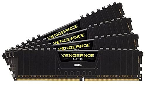 Corsair Vengeance LPX 32GB (4x8GB) DDR4 3000MHz C15 XMP 2.0 High Performance Desktop Arbeitsspeicher Kit, Schwarz