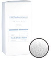 Vlieskompressen 10x10 cm 4fach, 200 St