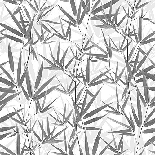 Ugepa J67509 Papier peint en relief Motif feuilles de bambou Multicolore