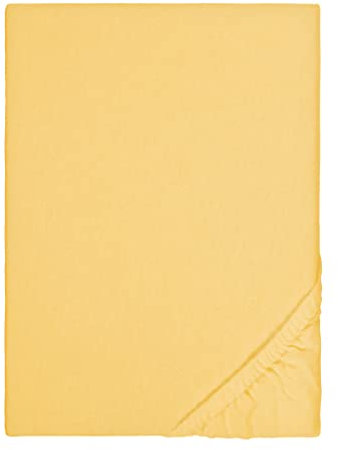 biberna Feinbiber-Spannbetttuch 0002744 Honig 1x 90x190 cm - 100x200 cm