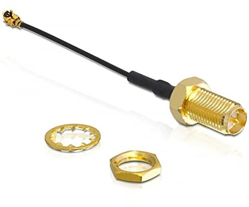 DeLock WL-Antennenkabel I-PEX -> RP-SMA St/Bu 0,05m