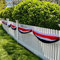 Patriotische amerikanische Flagge Schal/Banner 30 'x 61 cm 100% Baumwolle NEW Rot Weiß Blau