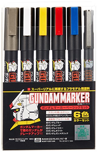 Gundam Marker GMS-105 Basic Set (6 Colours)