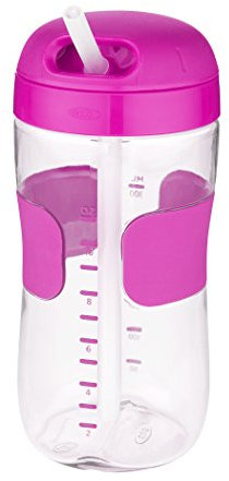 OXO Tot Strohhalmbecher, 325 ml, Himbeere