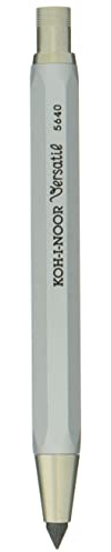 Koh-I-Noor : Mechanical Clutch Pencil Leadholder for 5.6mm Leads 5640 Silver