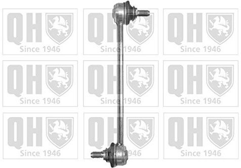 Quinton Hazell Stabiliser Link - QLS1613S - Single Bar Fits Front Axle Left or Right - Original Equipment OEM Quality Direct Fit Replacement - Length: 205mm - Finish: Matte Silver