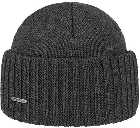 Stetson Beanie Strickmütze aus Merinowolle - - Einheitsgröße