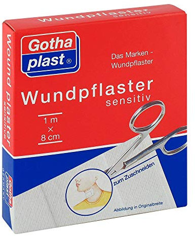 GOTHAPLAST Wundpfl.sensitiv 8 cmx1 m geschnitten 1 St