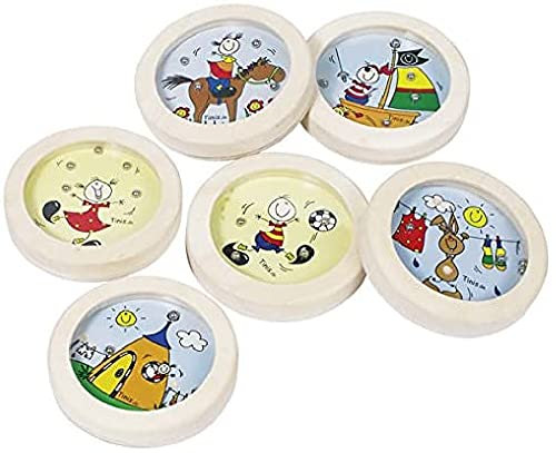 Goki 4013594560191 Geduldspiel mit Stahlkugeln, 6-er Set mit unterschiedlichen Motiven