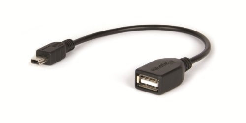 HAMLET XUMINIAD CAVO ADATTATORE DA MINI USB 5-PIN MASCHIO A USB TIPO A FEMMINA TRASFERIMENTO DATI FINO A 480 MBPS