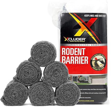 Xcluder Boîte de 6 rouleaux de tissu anti-rongeurs
