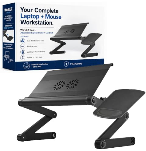 Uncaged Ergonomie workez Cool Notebook Cooling Stand – Schwarz schwarz