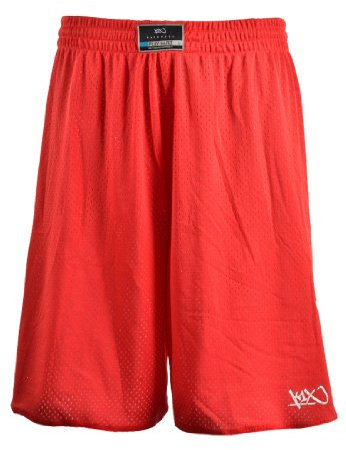 K1X Hardwood Rev Practice Shorts MK2, Red/White, L