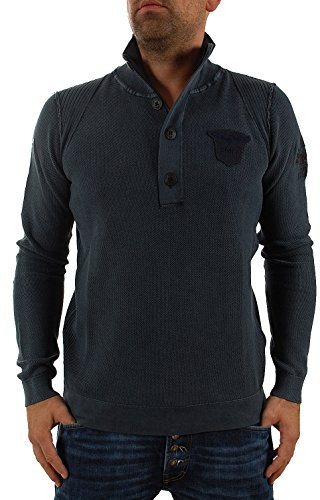 PME LEGEND Herren Pullover Troyer PKW56307 3XL dunkelblau