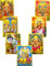 Crafts of India Folienposter, Hindu-Götter und Göttin, 10 Stück, Größe 12,7 x 17,8 cm