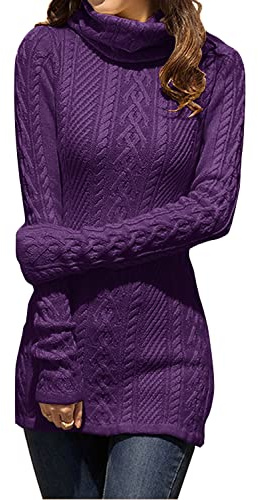 v28 Womens Polo Collar Knitted Stretchy Elastic Long Slim Sweater