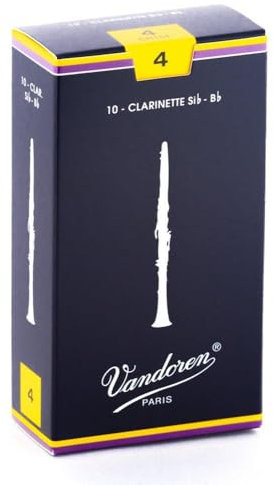 Vandoren Blatt Bb-Klarinette Traditionell Stärke: 4
