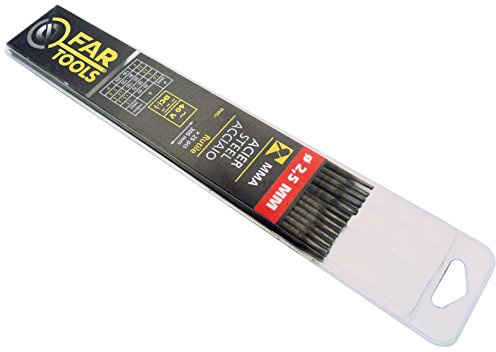 Fartools 150700 25x Electrode Welding Rods Rutile Type Diameter 2.5 mm Length 300 mm