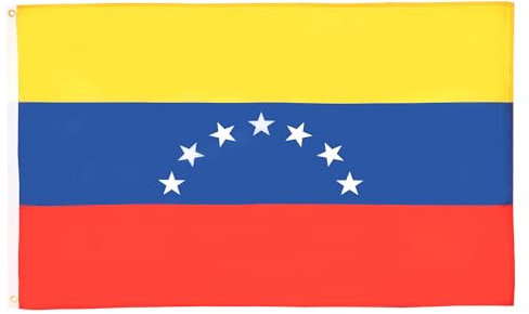 BANDIERA VENEZUELA ANTICA 150x90cm - BANDIERA VENEZUELANA 90 x 150 cm - AZ FLAG