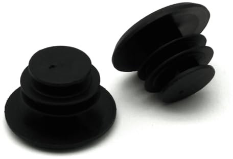 Reverse Endkappen Kunststoff für Lock-On Griffe 2 Stück schwarz