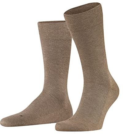 FALKE Herren Sensitive Berlin Socken druckfreier Komfortbund flache Naht gegen Druckstellen komfortabel Diabetiker atmungsaktiv nachhaltige klimaregulierende geruchshemmende Wolle Baumwolle 1 Paar