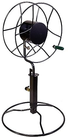 Yard Butler Free Standing Swivel Hose Reel, 360 Degree, Patio Base