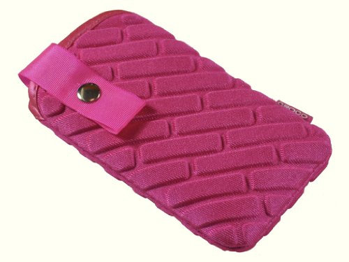 Croco iPhone 3 / 3G / 4 / 4S / iTouch Case with Safety Strap Pink