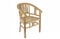 SAM Teak-Holz Gartensessel Moreno, Gartenstuhl mit Armlehnen aus Massivholz, ideal für Balkon, Terrasse oder Garten