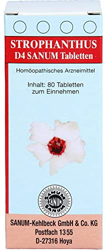 SANUM-KEHLBECK Strophanthus D4 Sanum Tabletten, 80 St. Tabletten