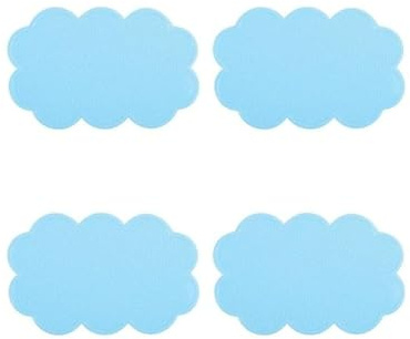 MSV Antirutschpads Blau12cm x4 Wolken