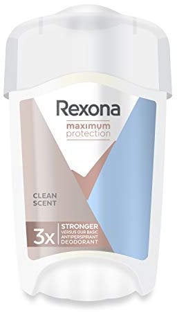 Rexona Maximum Protection Deo Creme Clean Scent - Anti-Transpirant mit 48 Stunden Schutz gegen starkes Schwitzen und Körpergeruch - 45 ml (1er-Pack)