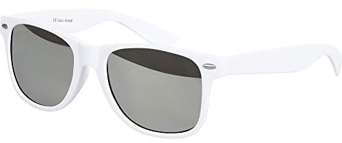 Balinco – Sonnenbrille Damen & Herren UV400 CAT 3 CE – Klassische Sonnenbrillen mit Federscharnier – Verspiegelte, braune, Klarglas & Smoke-Gläser – Sunglasses 100% UVA/UVB Schutz – Diverse Farben
