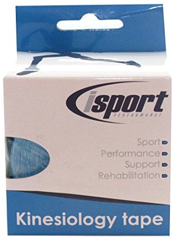 iSport Performance-Kinesiologie-Tape, blau, 5�cm x 5�m Rolle�-�F�r Sportverletzungen�-�physiotherapeutischen Aktivit�ten