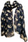 Elefanten Animal Print Schal, Damenmode Wrap Schal - Elephant Animal Print Scarf (Marineblau (Navy Blue))