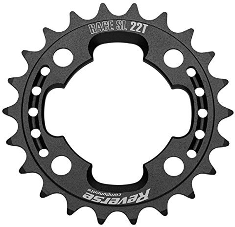 Reverse Race SL CD Kettenblatt 4-Arm 64mm schwarz: Größe: 4-Arm 64mm 22T