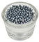 200 Perlen 4mm Silber/grau 077 // Kuststoff Bastelperlen Drahtsterne Wachsperlen Perlenkette