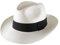 Classic Italy - Chapeau Panama Paille Homme ou Femme Classic Paille Large - Taille 58 cm - Blanc