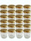 hocz Sturzgläser Mini Gläser 53 ml Deckelfarbe, 60er set