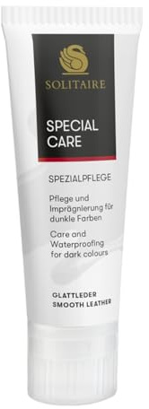SOLITAIRE Special Care Glattleder Pflege Wachs 75 ml farblos Imprägnierung | Lederpflege für glattes Leder, für alle Farben, Schuhcreme für Weiß, Schwarz, Braun, transparent trocknendes Wachs