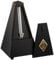 Wittner Metronom Taktell Pyramidenform System Maelzel Serie 810 - Massivholzgehäuse - Mit Glocke - Schwarz matt - Mechanisch zum Aufziehen - Keine Batterien erforderlich - Made in Germany