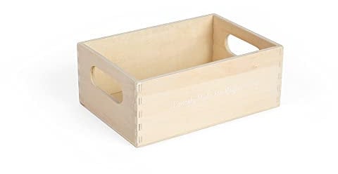 Bigjigs Toys Wooden Food Crate - Play Kitchen Accessories
