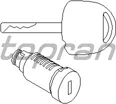 TOPRAN Schließzylinder, 200 021