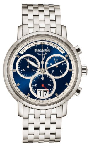 Bruno Söhnle 17-13143-342 MARCATO Herren-Armbanduhr, Quarz, Edelstahlgehäuse, Saphirglas, Edelstahlarmband, Faltschließe, 10 bar