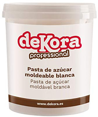 Dekora - Cobertura para Tartas de Pasta de Modelar Fondant - 1 kg