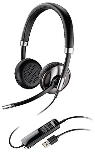 Plantronics C720 Binaural USB Kopfhörer, Schwarz