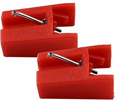 Coppia (2) di puntine Sanyo ST-09 ST09D Sony PSJ20 PSLX56P PSLX46P per piatto giradischi
