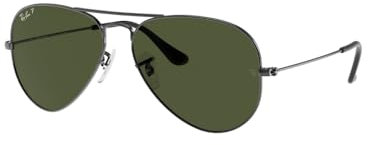 Ray-Ban RB3025 004/58 Gunmetal RB3025 Aviator Sunglasses Polarised Lens Category 3 Size 58mm