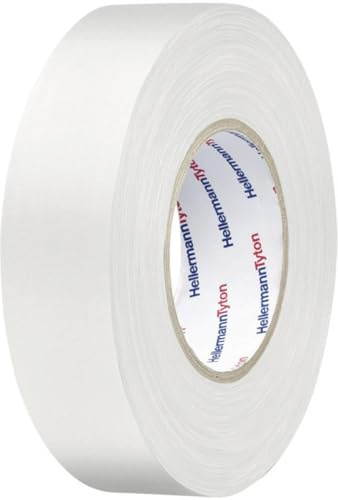 Hellermann Tyton 712 – 00905 50 m weiß Klebeband für Büro – Klebeband für Büro (50 m, weiß, 50 mm, 0,31 mm)